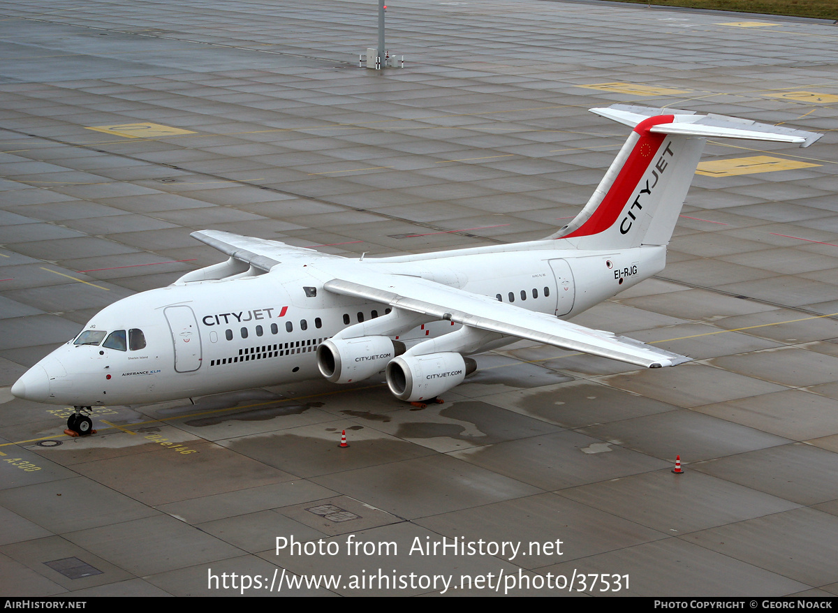 Aircraft Photo of EI-RJG | British Aerospace Avro 146-RJ85 | CityJet | AirHistory.net #37531