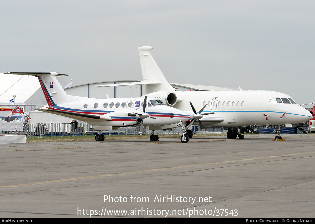 Aircraft Photo of F-GJFE | Beech B200 Super King Air | DGAC - Direction Générale de l'Aviation Civile | AirHistory.net #37543