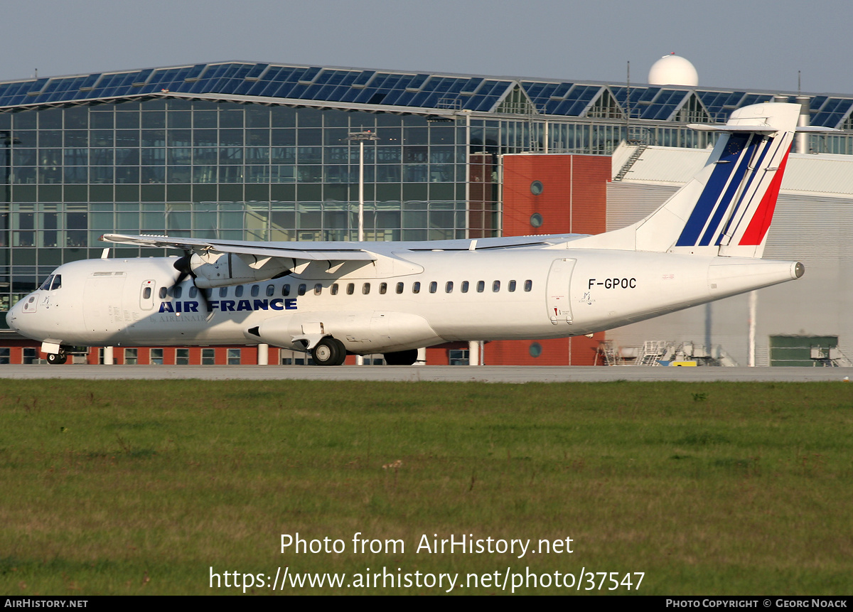 Aircraft Photo of F-GPOC | ATR ATR-72-202 | Air France | AirHistory.net #37547