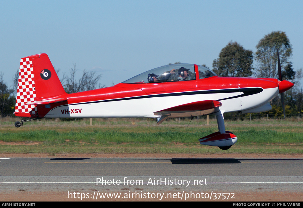 Aircraft Photo of VH-XSV | Van's RV-8 | AirHistory.net #37572