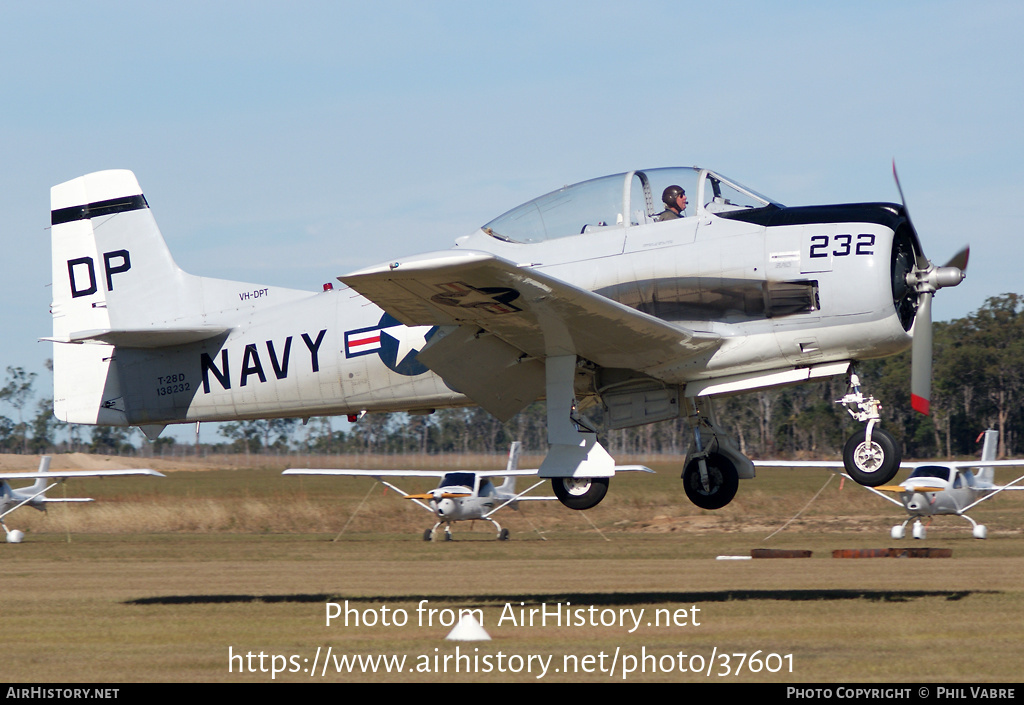 Aircraft Photo of VH-DPT / 138232 | North American T-28D Trojan | USA - Navy | AirHistory.net #37601