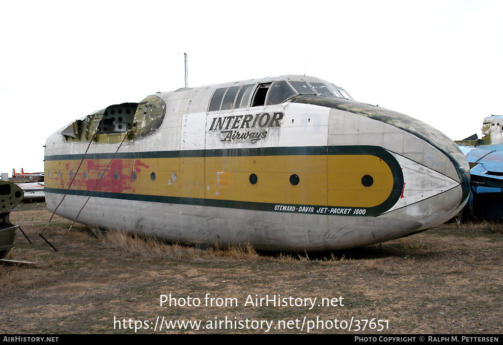 Aircraft Photo of N5102B | Steward-Davis Jet-Packet 1600 | Interior Airways | AirHistory.net #37651