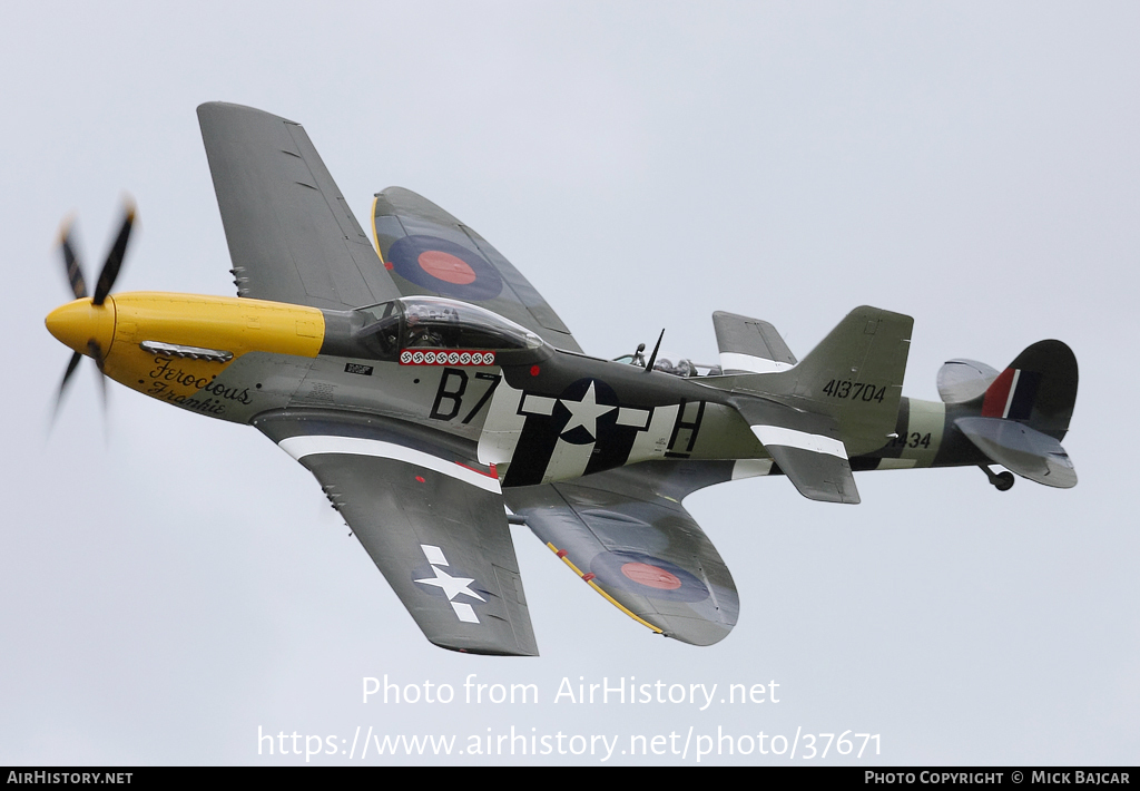 Aircraft Photo of G-BTCD / 413704 | North American P-51D Mustang | USA - Air Force | AirHistory.net #37671