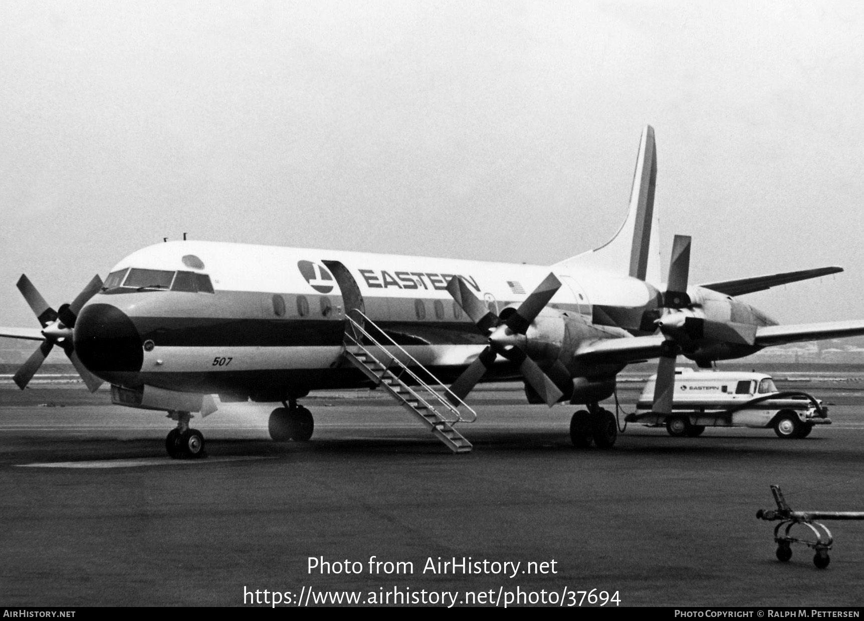 Aircraft Photo of N5507 | Lockheed L-188A Electra | Eastern Air Lines | AirHistory.net #37694