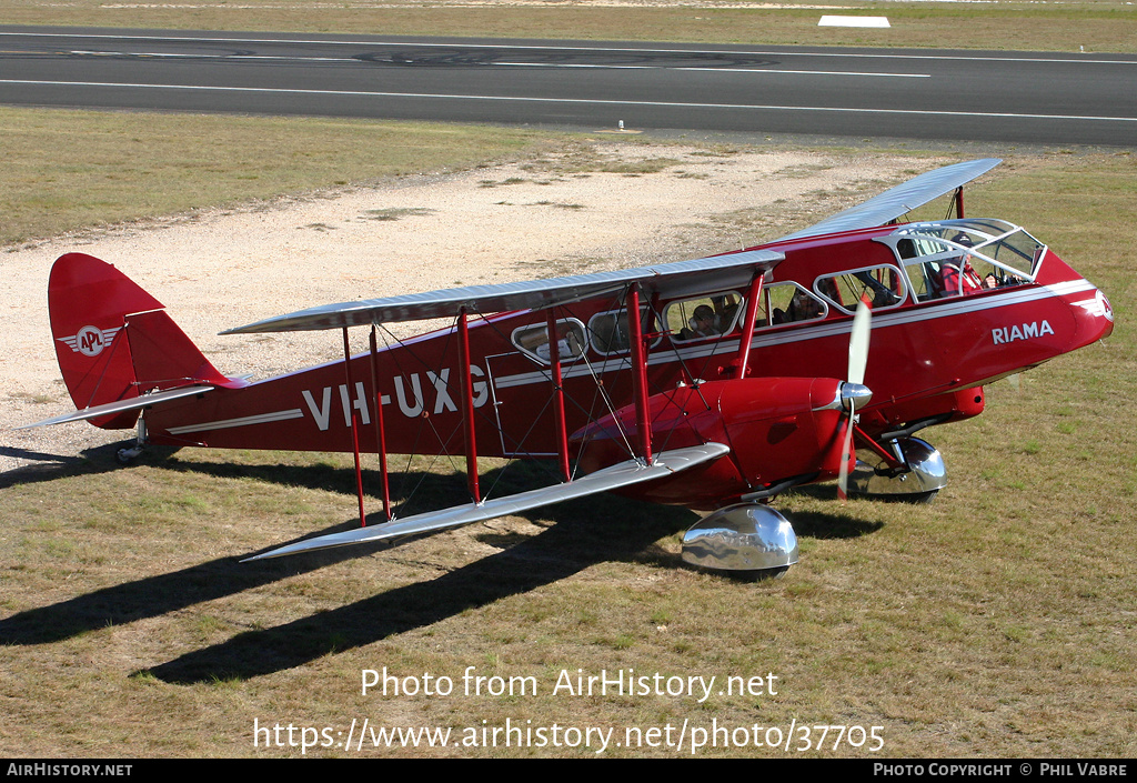 Aircraft Photo of VH-UXG | De Havilland D.H. 84 Dragon 2 | APL - Aircrafts Pty Ltd | AirHistory.net #37705