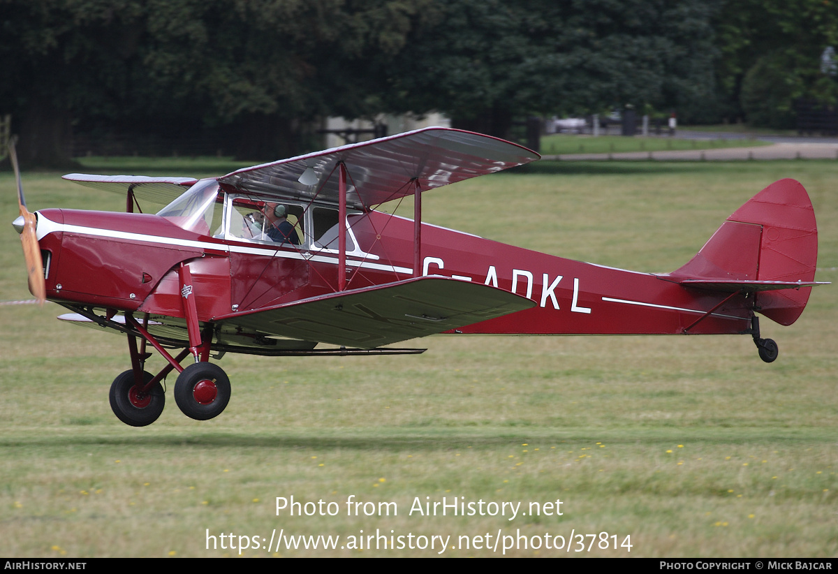 Aircraft Photo of G-ADKL | De Havilland D.H. 87B Hornet Moth | AirHistory.net #37814