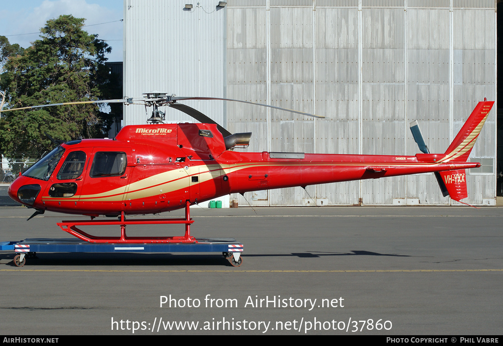 Aircraft Photo of VH-YXX | Eurocopter AS-350B-3 Ecureuil | Microflite | AirHistory.net #37860