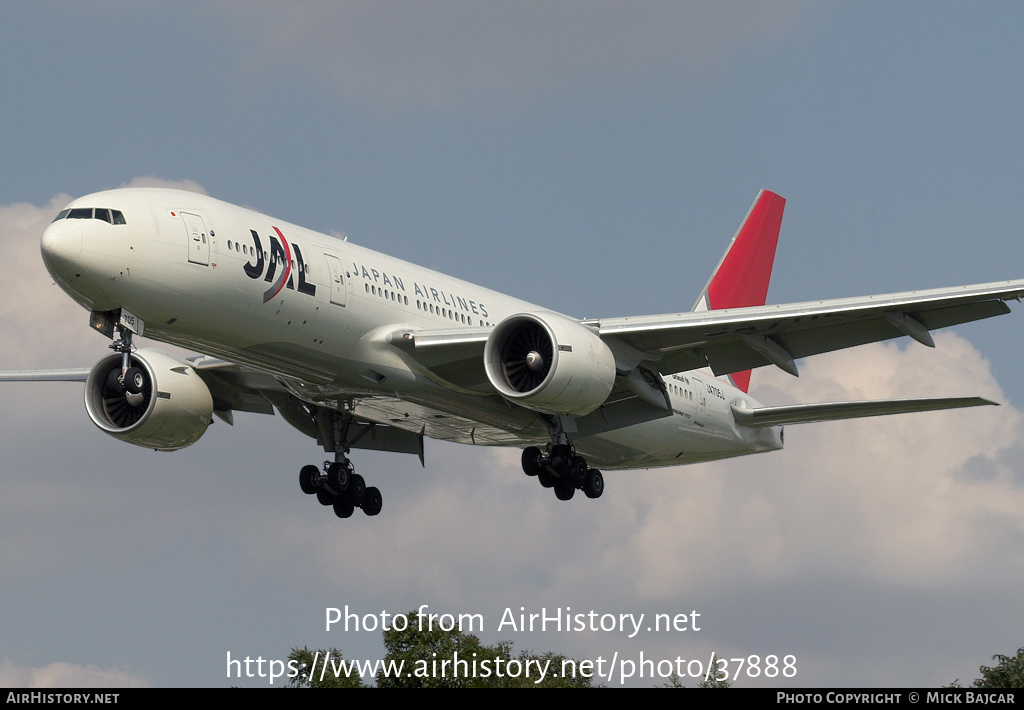 Aircraft Photo of JA705J | Boeing 777-246/ER | Japan Airlines - JAL | AirHistory.net #37888