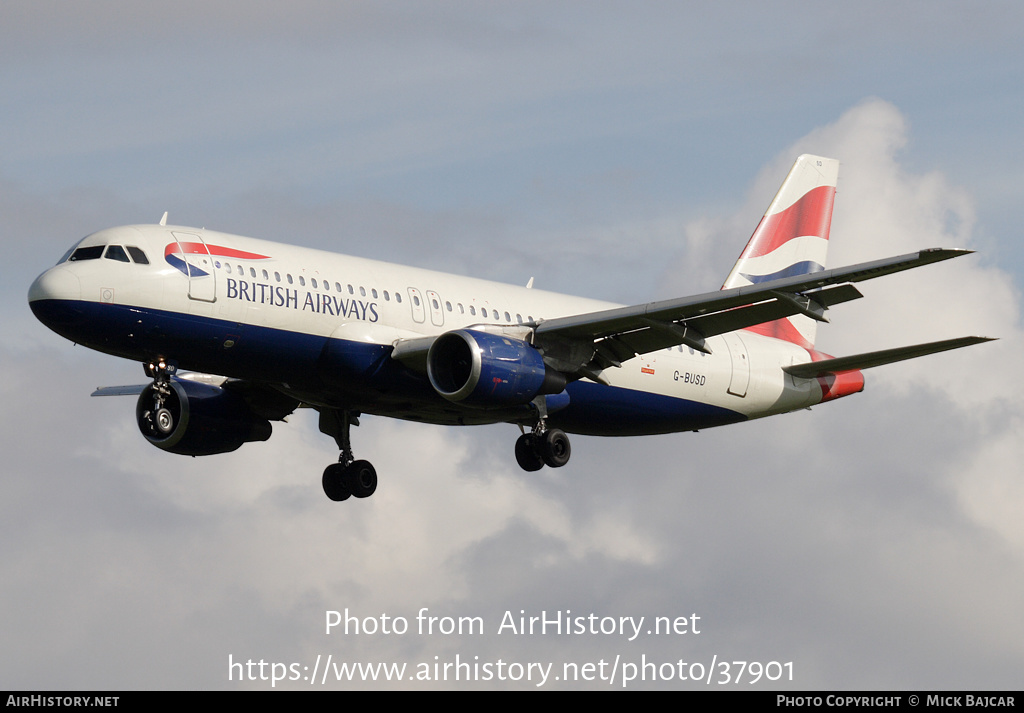 Aircraft Photo of G-BUSD | Airbus A320-111 | British Airways | AirHistory.net #37901