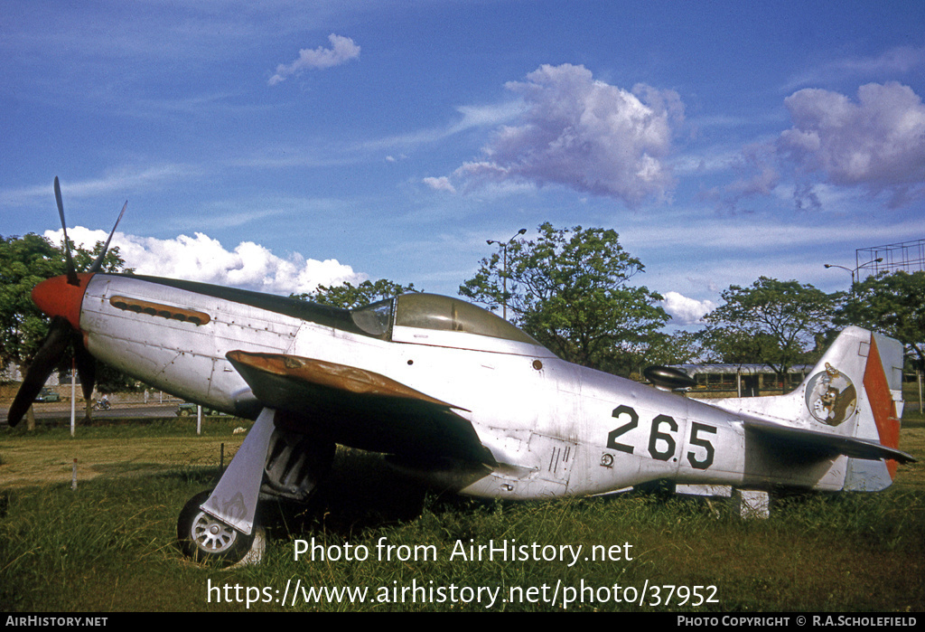 Aircraft Photo of 265 | North American P-51D Mustang | Uruguay - Air Force | AirHistory.net #37952