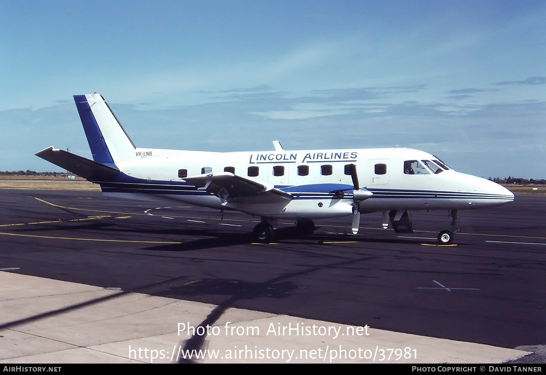 Aircraft Photo of VH-LNB | Embraer EMB-110P1A Bandeirante | Lincoln Airlines | AirHistory.net #37981