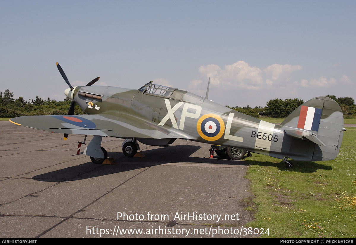 Aircraft Photo of G-HHII / BE505 | Hawker Hurricane Mk2B | UK - Air Force | AirHistory.net #38024