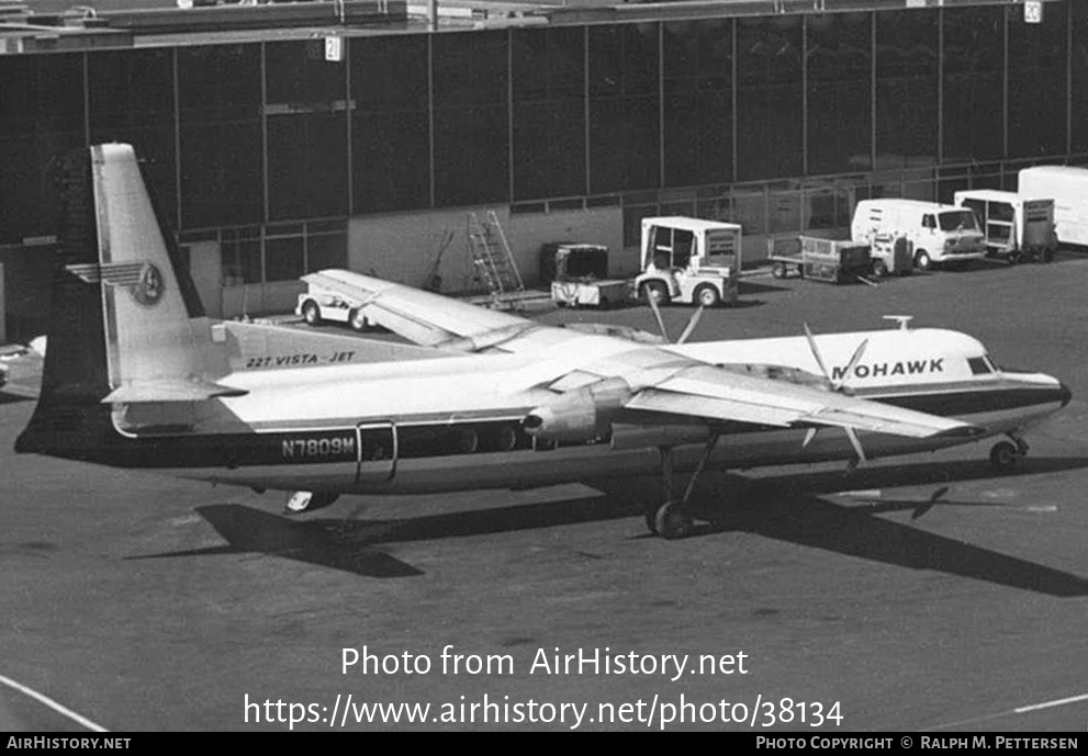 Aircraft Photo of N7809M | Fairchild Hiller FH-227B | Mohawk Airlines | AirHistory.net #38134