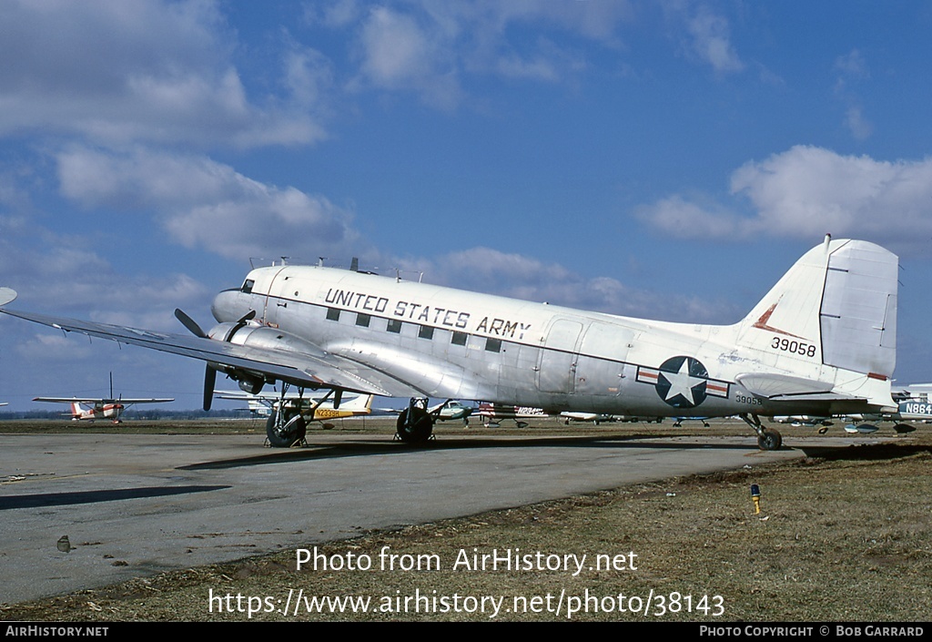 Aircraft Photo of 39058 | Douglas C-47H Skytrain | USA - Army | AirHistory.net #38143