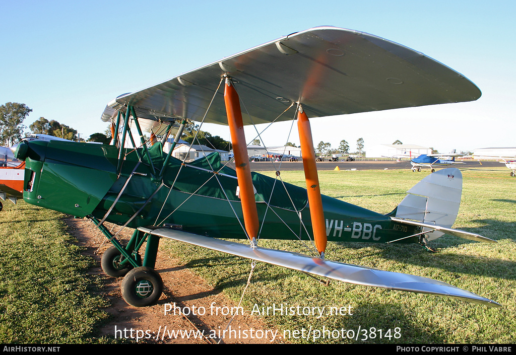 Aircraft Photo of VH-BBC | De Havilland D.H. 82A Tiger Moth | AirHistory.net #38148