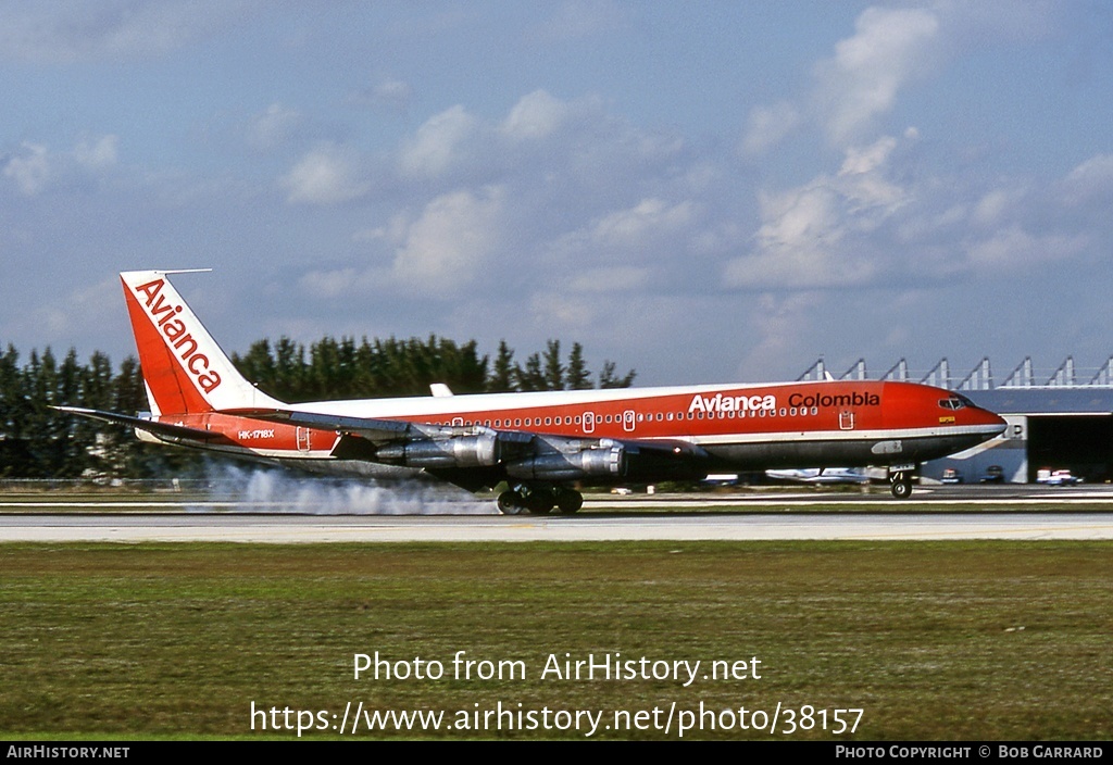 Aircraft Photo of HK-1718X | Boeing 707-321C | Avianca | AirHistory.net #38157