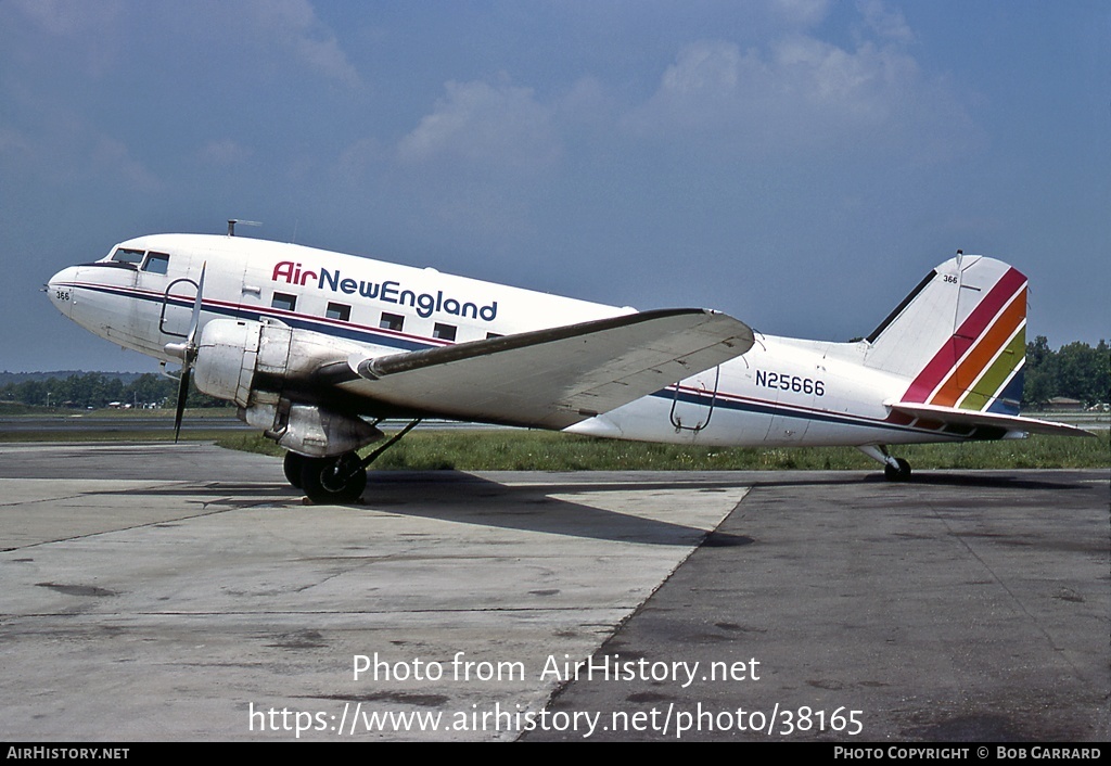 Aircraft Photo of N25666 | Douglas DC-3-314A | Air New England | AirHistory.net #38165