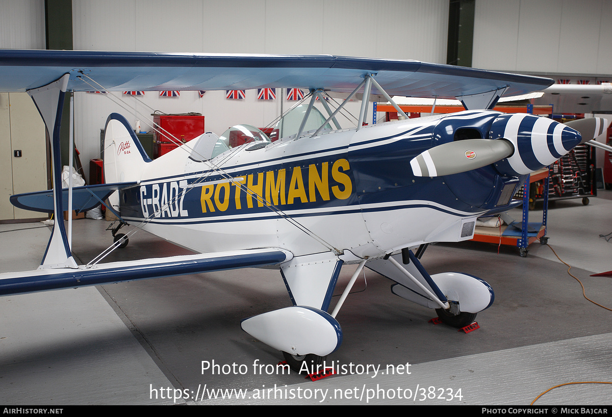 Aircraft Photo of G-BADZ | Aerotek Pitts S-2A Special | Rothmans International | AirHistory.net #38234