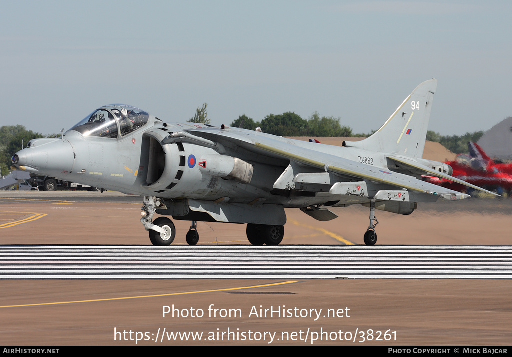 Aircraft Photo of ZG862 | British Aerospace Harrier GR7 | UK - Air Force | AirHistory.net #38261