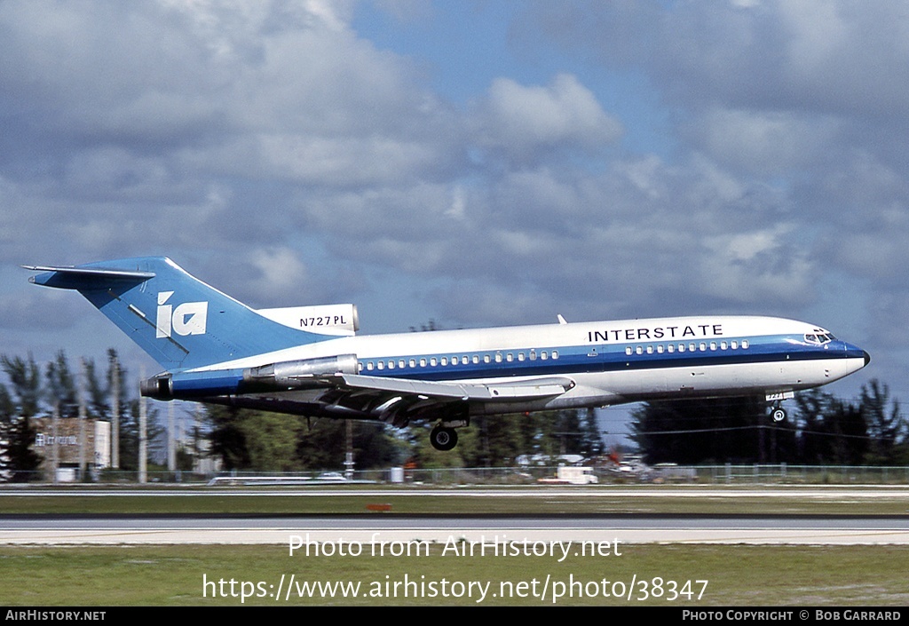 Aircraft Photo of N727PL | Boeing 727-22C | Interstate Airlines | AirHistory.net #38347