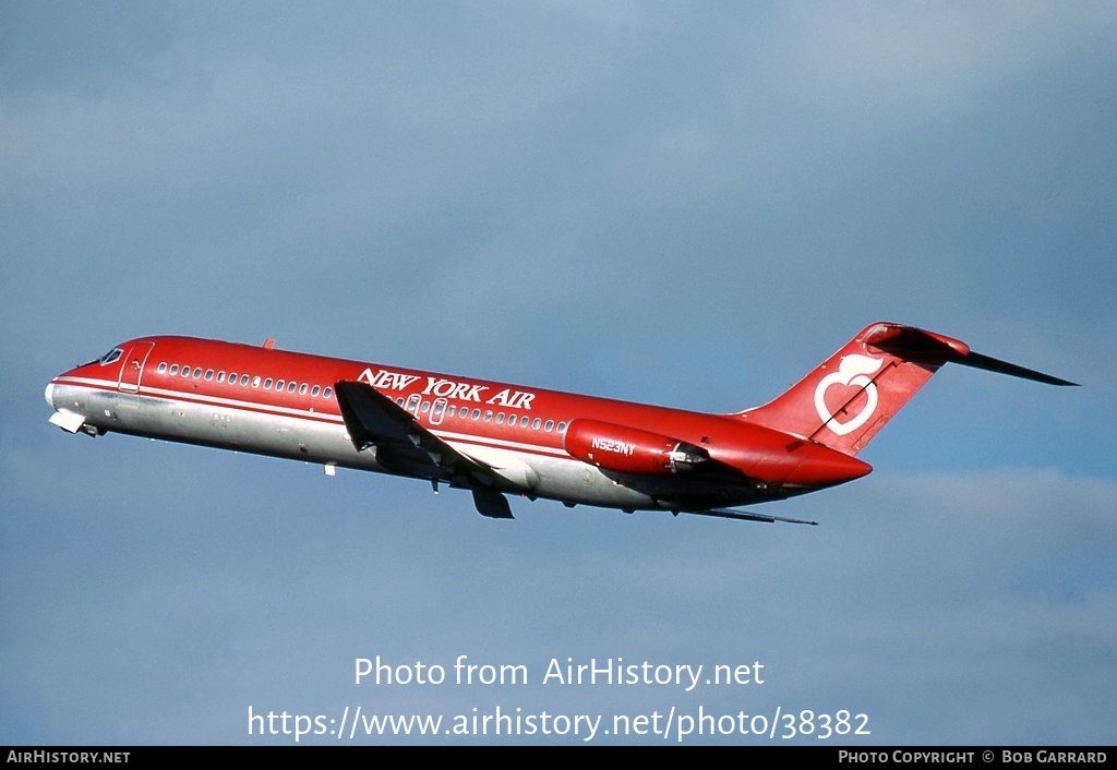 Aircraft Photo of N523NY | McDonnell Douglas DC-9-32 | New York Air | AirHistory.net #38382