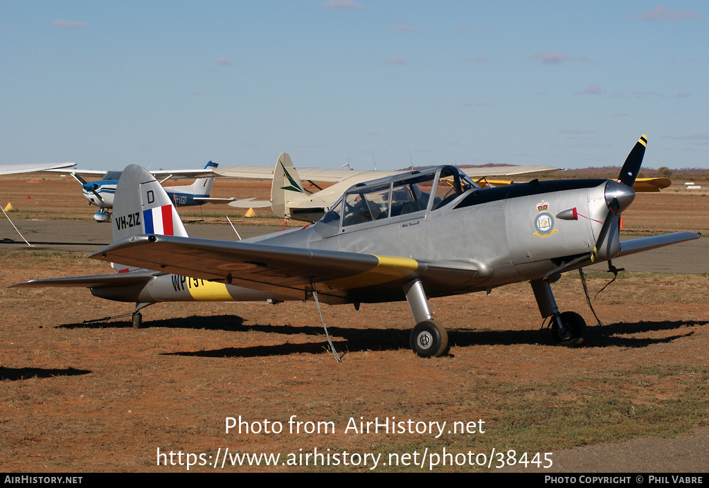 Aircraft Photo of VH-ZIZ / WP791 | De Havilland DHC-1 Chipmunk Mk22A | UK - Air Force | AirHistory.net #38445