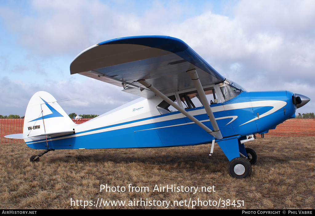 Aircraft Photo of VH-EMW | Piper PA-22/20-160 Pacer | AirHistory.net #38451