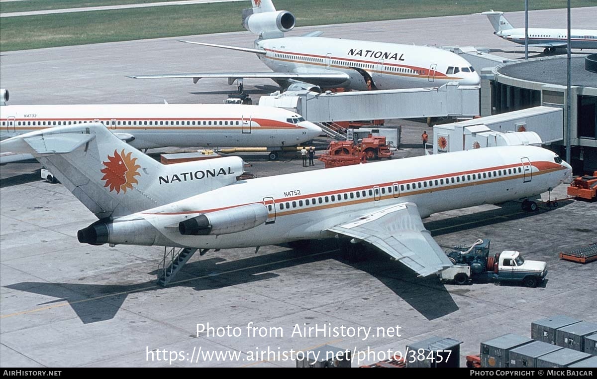 Aircraft Photo of N4752 | Boeing 727-235 | National Airlines | AirHistory.net #38457