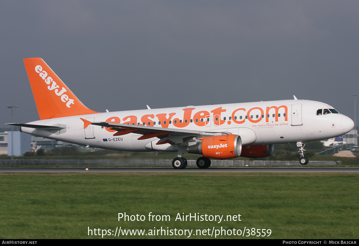 Aircraft Photo of G-EZEU | Airbus A319-111 | EasyJet | AirHistory.net #38559