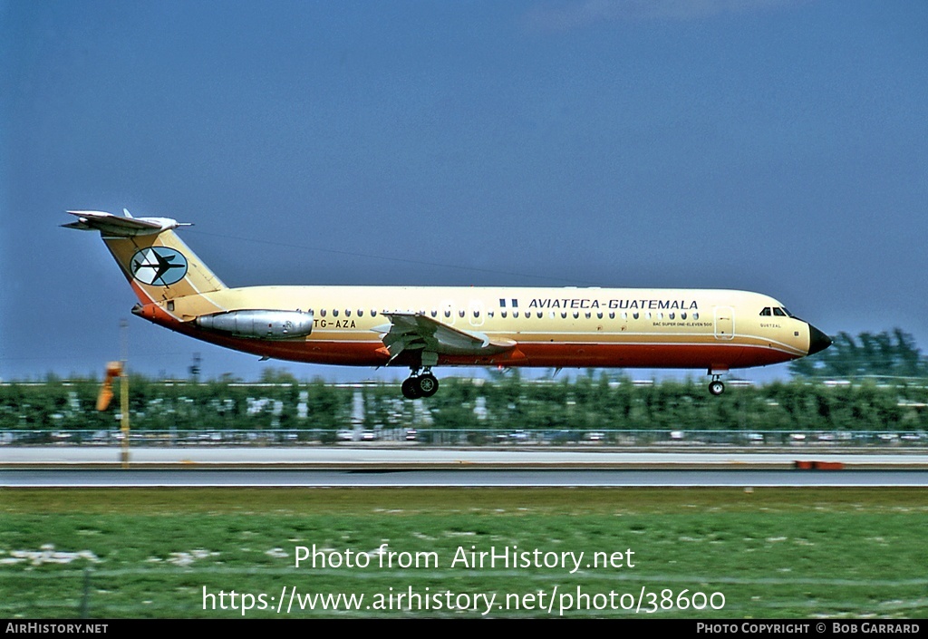 Aircraft Photo of TG-AZA | BAC 111-527FK One-Eleven | Aviateca | AirHistory.net #38600