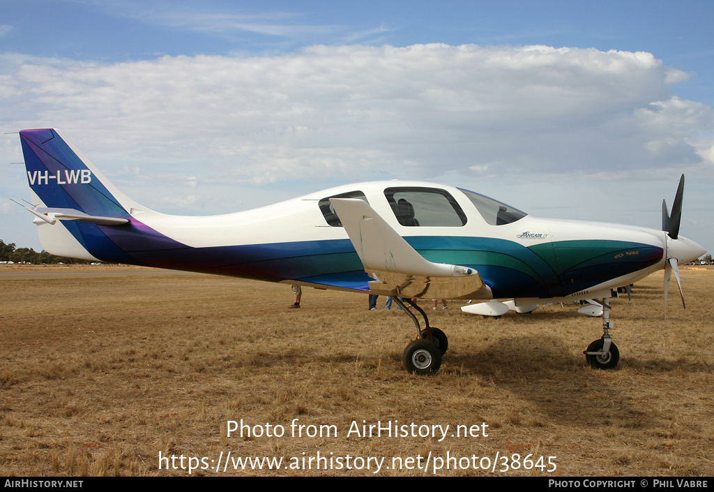 Aircraft Photo of VH-LWB | Lancair Lancair IV-P | AirHistory.net #38645