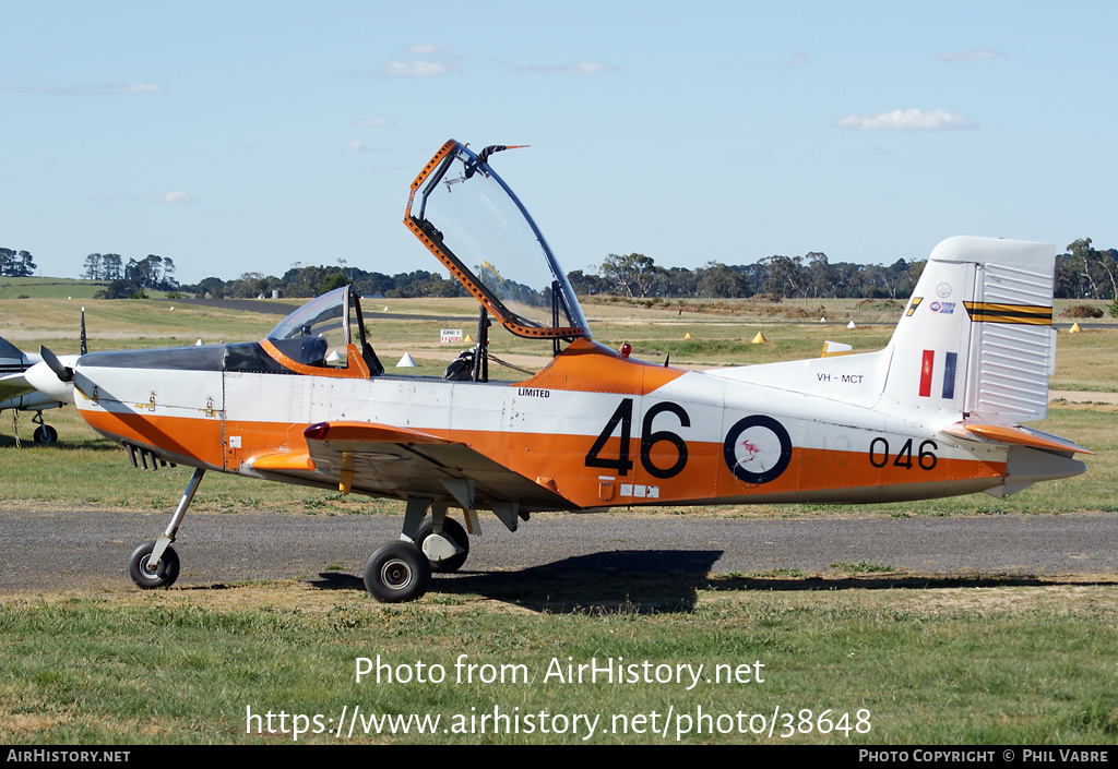 Aircraft Photo of VH-MCT | New Zealand CT-4A Airtrainer | AirHistory.net #38648