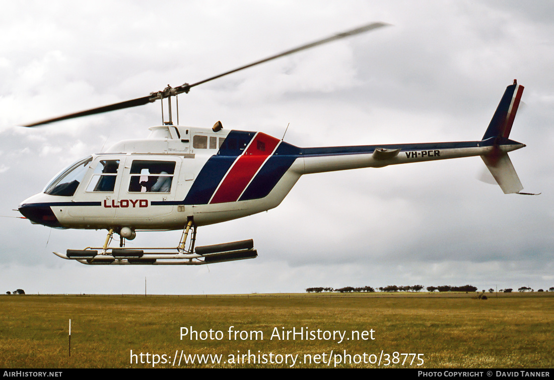 Aircraft Photo of VH-PCR | Bell 206B-3 JetRanger III | Lloyd Helicopters | AirHistory.net #38775