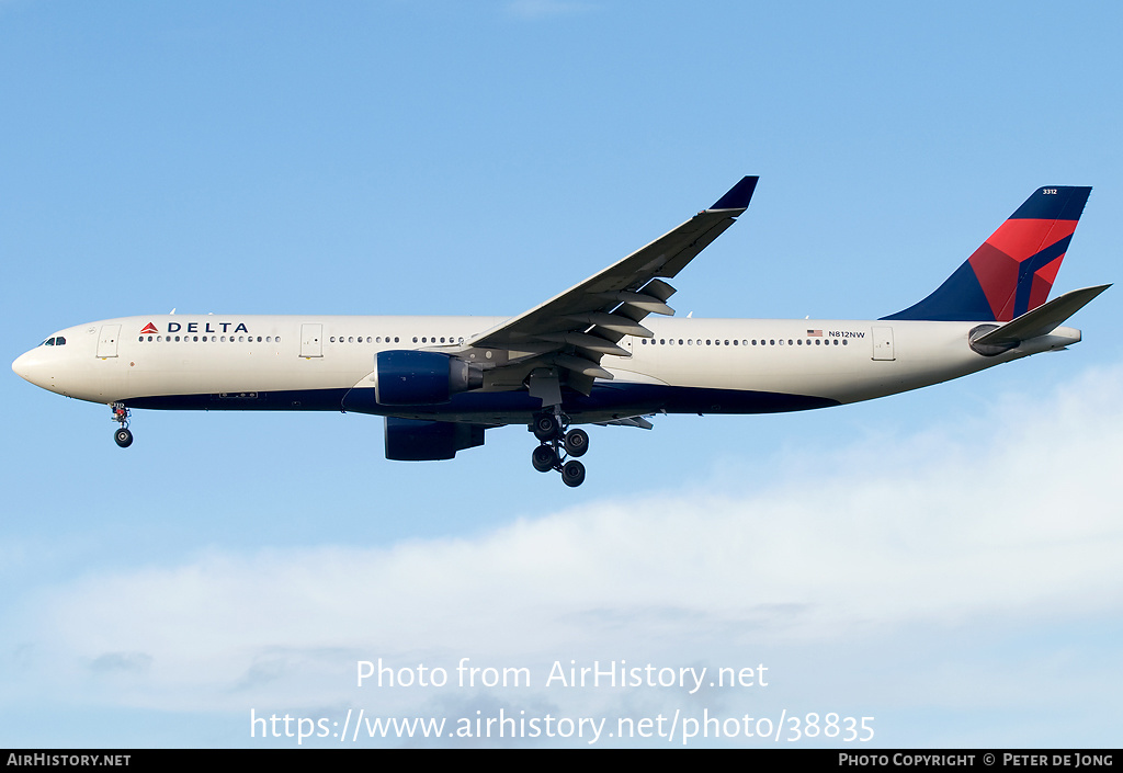 Aircraft Photo of N812NW | Airbus A330-323 | Delta Air Lines | AirHistory.net #38835