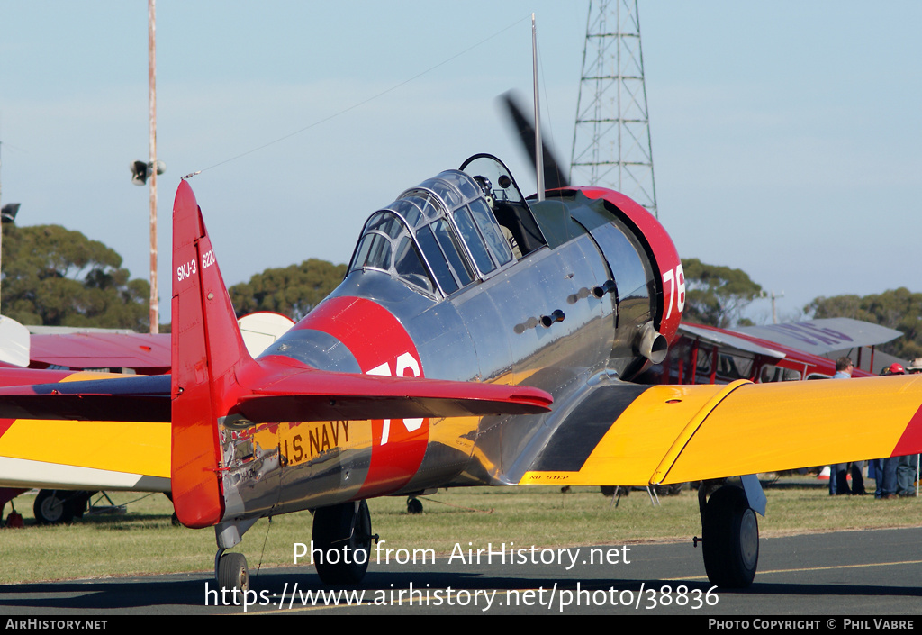 Aircraft Photo of VH-NZH / 6220 | North American AT-6C Texan | USA - Navy | AirHistory.net #38836