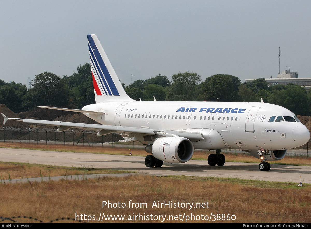 Aircraft Photo of F-GUGH | Airbus A318-111 | Air France | AirHistory.net #38860