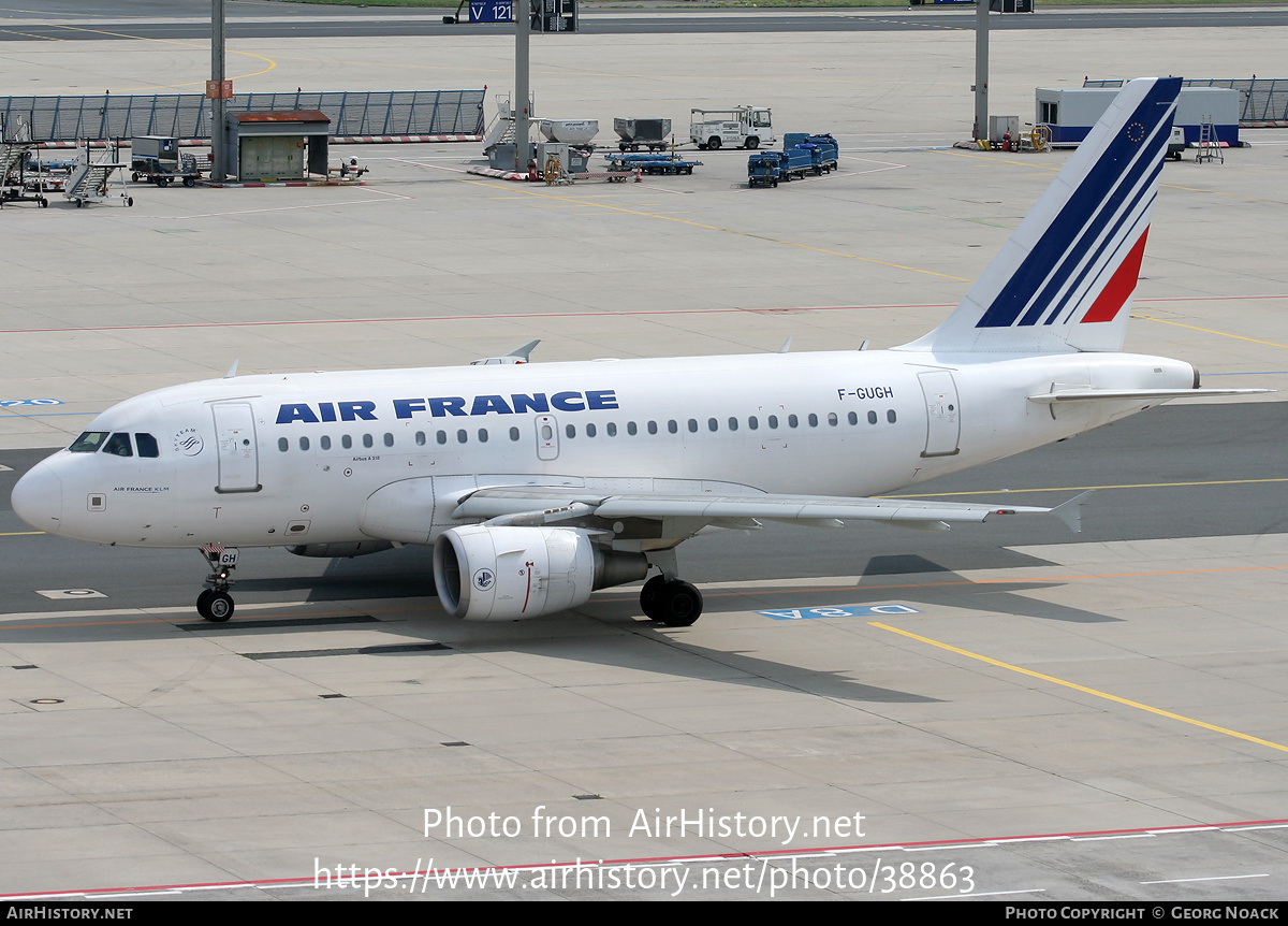 Aircraft Photo of F-GUGH | Airbus A318-111 | Air France | AirHistory.net #38863