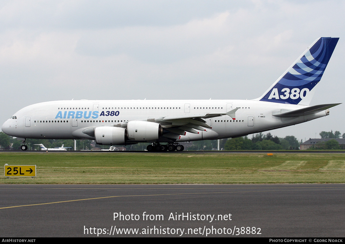 Aircraft Photo of F-WWDD | Airbus A380-841 | Airbus | AirHistory.net #38882