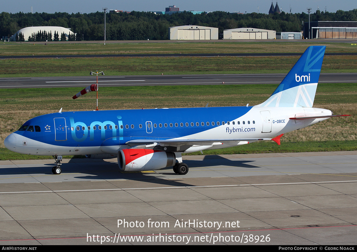 Aircraft Photo of G-DBCE | Airbus A319-131 | BMI - British Midland International | AirHistory.net #38926