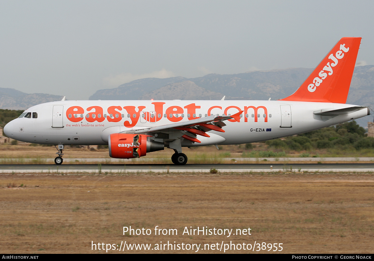 Aircraft Photo of G-EZIA | Airbus A319-111 | EasyJet | AirHistory.net #38955