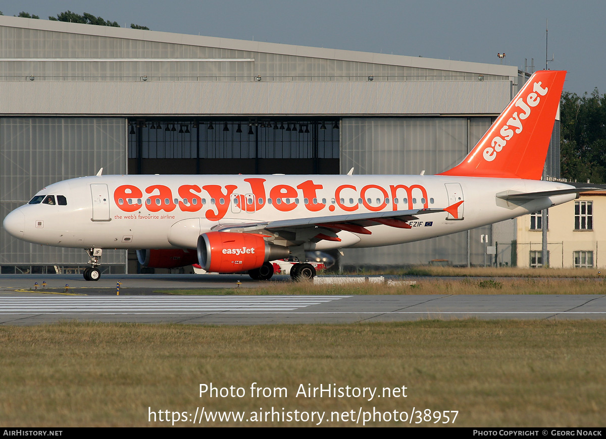 Aircraft Photo of G-EZIF | Airbus A319-111 | EasyJet | AirHistory.net #38957