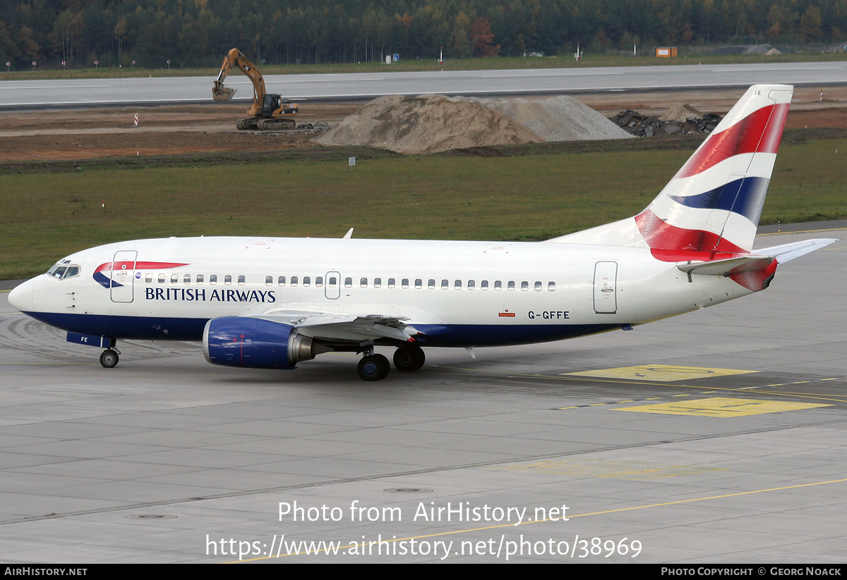 Aircraft Photo of G-GFFE | Boeing 737-528 | British Airways | AirHistory.net #38969