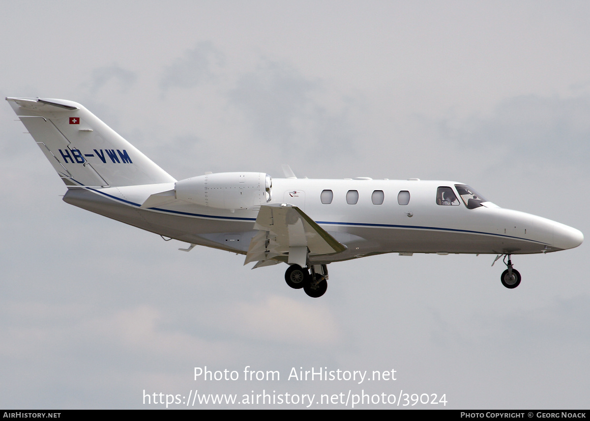 Aircraft Photo of HB-VWM | Cessna 525 CitationJet CJ1+ | AirHistory.net #39024