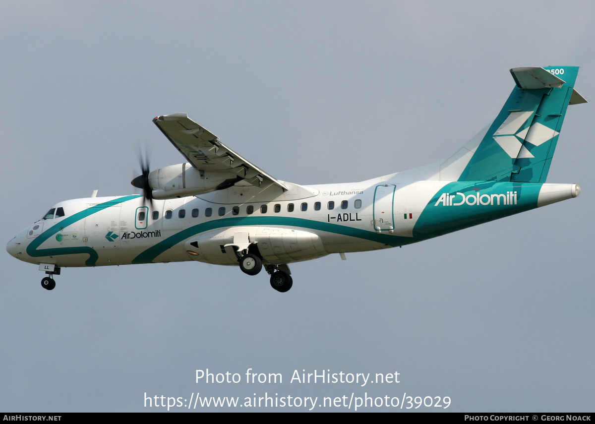 Aircraft Photo of I-ADLL | ATR ATR-42-500 | Air Dolomiti | AirHistory.net #39029