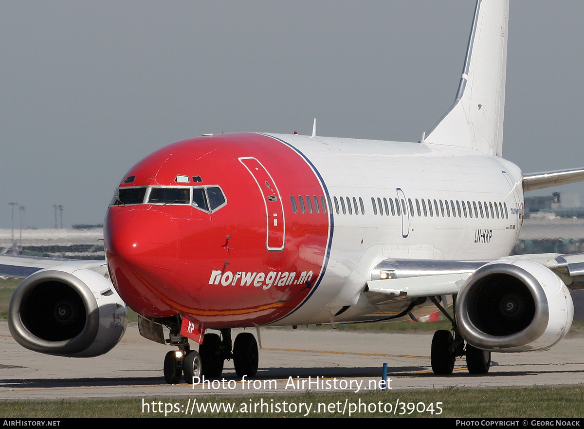 Aircraft Photo of LN-KKP | Boeing 737-3M8 | Norwegian | AirHistory.net #39045