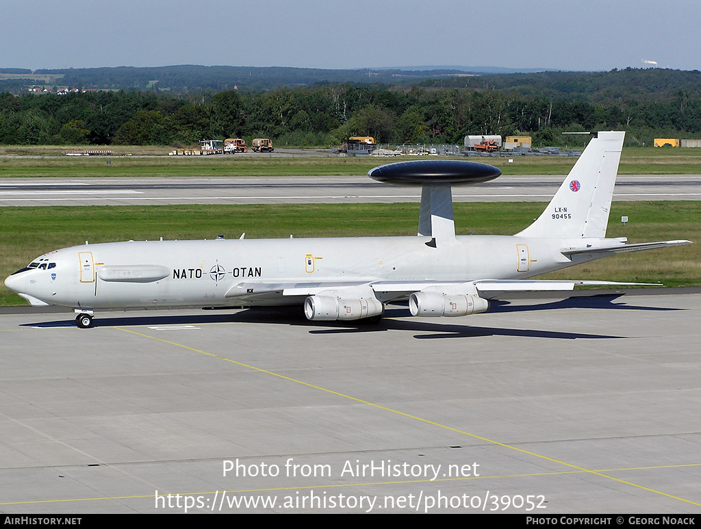 Aircraft Photo of LX-N90455 | Boeing E-3A Sentry | Luxembourg - NATO | AirHistory.net #39052