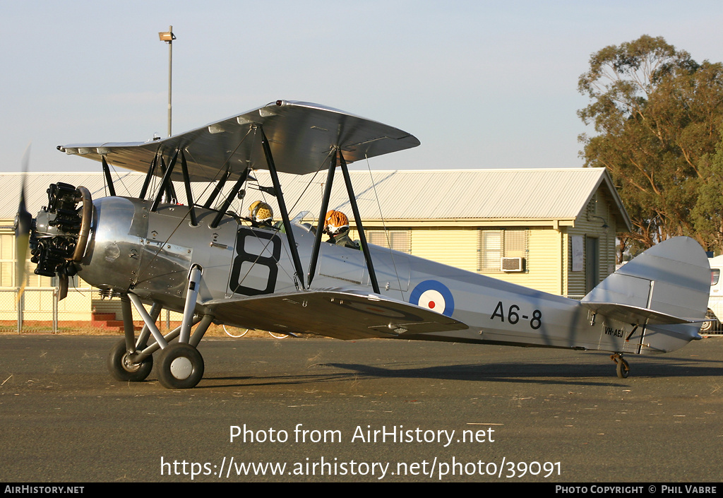 Aircraft Photo of VH-AEJ / A6-8 | Avro 643 Cadet II | Australia - Air Force | AirHistory.net #39091