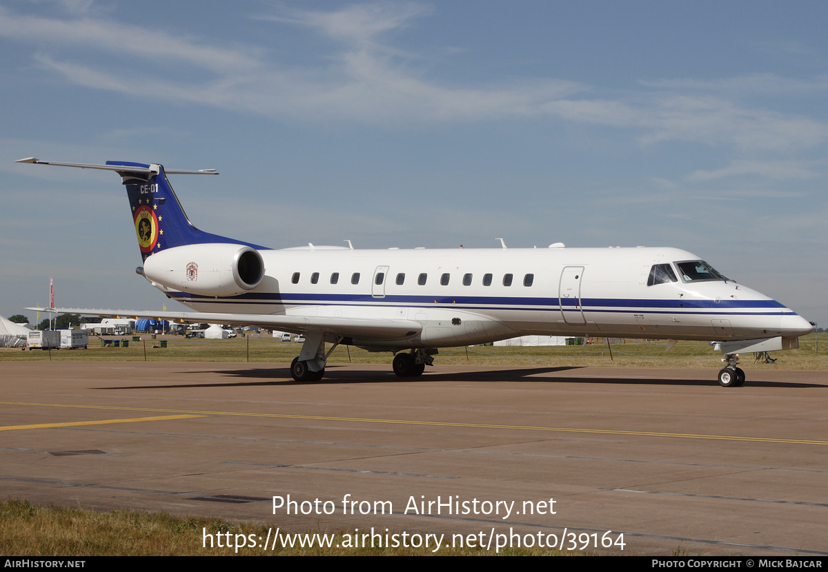 Aircraft Photo of CE-01 | Embraer ERJ-135LR (EMB-135LR) | Belgium - Air Force | AirHistory.net #39164