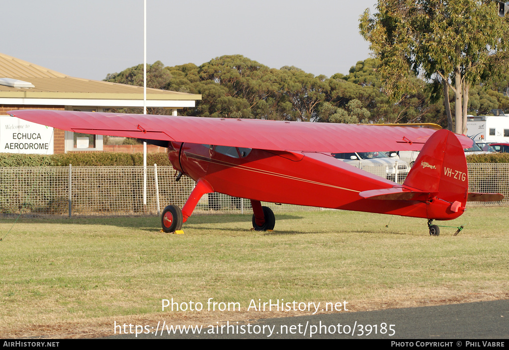 Aircraft Photo of VH-ZTG | Cessna C-165 Airmaster | AirHistory.net #39185