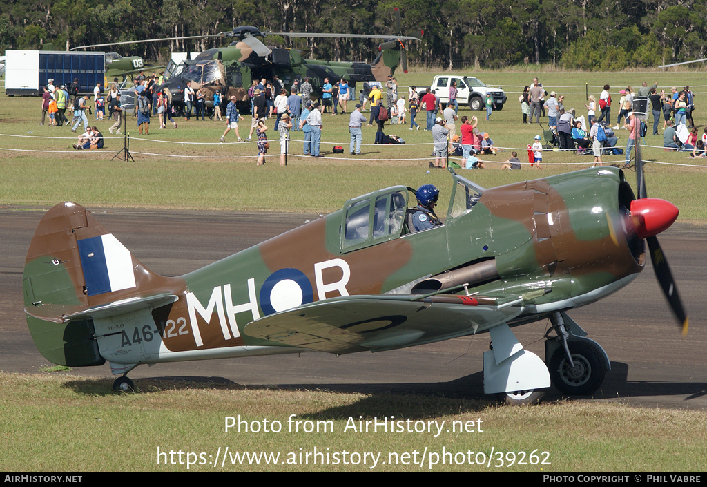 Aircraft Photo of VH-MHR / A46-122 | Commonwealth CA-13 Boomerang | Australia - Air Force | AirHistory.net #39262